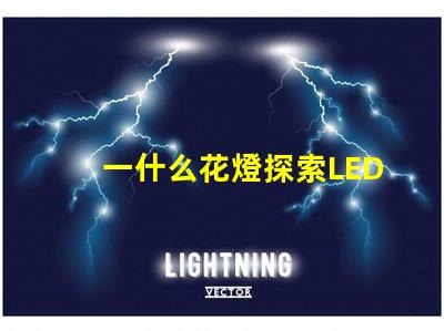 一什么花燈探索LED花燈的神秘魅力